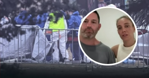 THANKFUL DAD HONORS THE WOMAN WHO PROTECTED HIS CHILD AT BONDI BEACH.