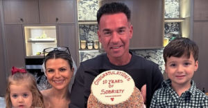 MIKE SORRENTINO CELEBRATES 10 YEARS OF SOBRIETY.