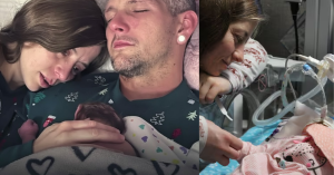 HAVEN PASSED AWAY GENTLY WHILE RESTING ON HER FATHER’S CHEST WITH THE WARMTH OF FAMILY