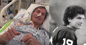 BELOVED BROWNS LEGEND BERNIE KOSAR BACK IN HOSPITAL BUT HOLDS ONTO HOPE.