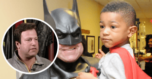THIS MAN SOLD HIS BUSINESS TO DRESS UP AS BATMAN AND VISIT THOUSANDS OF SICK CHILDREN IN HOSPITALS OVER 14 YEARS.
