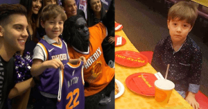 NO ONE CAME TO THE BIRTHDAY PARTY OF THIS LITTLE BOY,SO NBA’S PHOENIX SUNS DID THIS TO CELEBRATE HIS BIRTHDAY