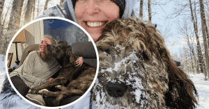 THIS WOMAN JUMPED INTO AN ICY ALASKA RIVER TO SAVE HER DOG, AND MONTHS LATER SHE WAS FOUND STILL HOLDING HIM