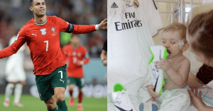 A FAMILY ASKED RONALDO TO DONATE HIS SHOES SO THEY COULD SELL THEM TO PAY FOR THEIR BABY’S BRAIN SURGERY AND HE DID THIS