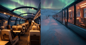 IS THIS THE WORLD’S MOST BEAUTIFUL TRAIN RIDE?NORWAY CREATED A NIGHT TIME PANORAMIC TRAIN