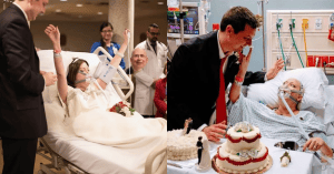 A COUPLE MOVED THEIR WEDDING TO A HOSPITAL, SO SHE COULD GET MARRIED HOURS BEFORE SHE PASSED AWAY.