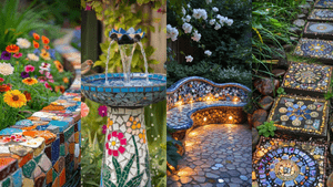 15 Great Ideas for Mosaic Art in Your Garden